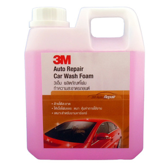 3M Car Wash Foam Shampoo 1:60 โฟม แชมพูสำหรับล้างรถ อัตราส่วน 1:60 ขนาดแบ่งบรรจุ 1 ลิตร