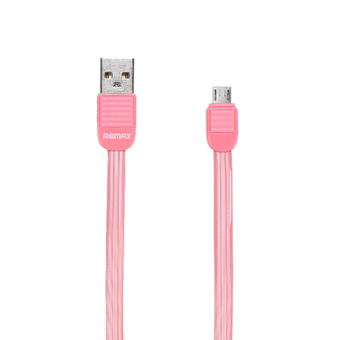 REMAX สายชาร์จ Cable Charger Micro รุ่น Puff 045M (Pink)