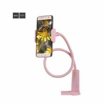 HOCO CA10 360 ขาตั้งโทรศัทพ์ ขาตั้งมือถือ อุปกรณ์เสริมสำหรับมือถือ Degree Rotating Flexible Mobile Phone Tablet PC Stand Holder Flexible Pipe Spiral Base(Pink)