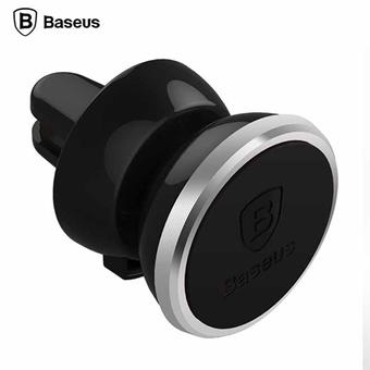 Baseus 360 Degree Rotatable Car Air Vent อุปกรณ์สำหรับยึดโทรศัทพ์ อุปกรณ์สำหรับยึดมือถือกับรถยนต์Phone Mount Holder for Smartphone (Silver) (Silver)