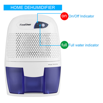Finether xROW-600B Mini Air Dehumidifier Portable Dryer Bathroom Garage Damp 500ml EU - Intl ร้านค้าดี ราคาถูกสุด - RanCaDee.com