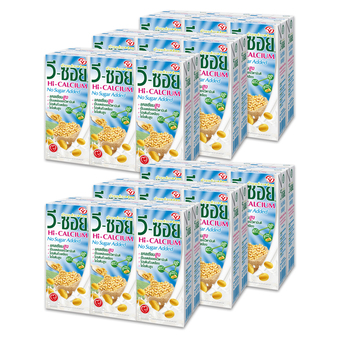 ขายยกลัง! V-SOY วีซอย นมถั่วเหลือง UHT ไฮแคลเซียม สูตรไม่เติมน้ำตาล 230 มล. แพ็ค 6 กล่อง (รวม 6 แพ็ค ทั้งหมด 36 กล่อง) ร้านค้าดี ราคาถูกสุด - RanCaDee.com
