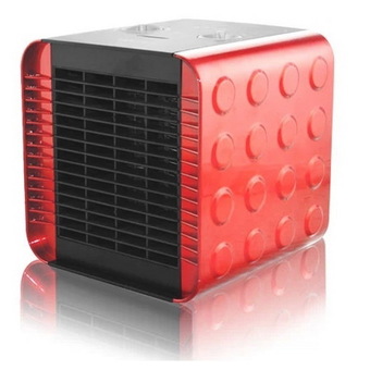 พัดลมความร้อน เครื่องทำความร้อน ปรับความร้อนได้ 2 ระดับ 750/1500 วัตต์ (สีแดง)