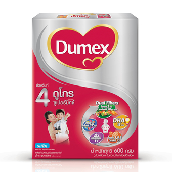DUMEX ดูเม็กซ์ นมผง ดูโกร 4 รสจืด 600 กรัม