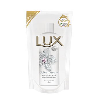 Lux ครีมอาบน้ำ ไวท์อิมเพรสขาว รีฟิล 450 มล.