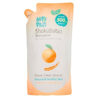 SHOKUBUTSU โชกุบุสซึครีมอาบน้ำ ผิวใส 500มล