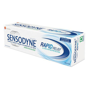SENSODYNE เซ็นโซดายน์ ยาสีฟันแรพพิดรีลิฟ 120 ก.