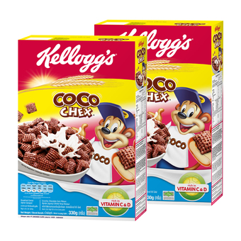 KELLOGG'S เคลล็อกส์ อาหารเช้าซีเรียล ชอคโกเช็คส์ 330 กรัม (แพ็ค 2 กล่อง)
