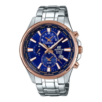 Casio Edifice นาฬิกาข้อมือผู้ชาย สายสเตนเลส รุ่น EFR-304PG-2AVUDF (Blue)