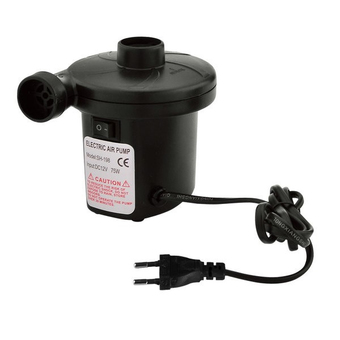 Moter AC electric air pump for infltable bed/mattress/boat/pool/PVC (Black)