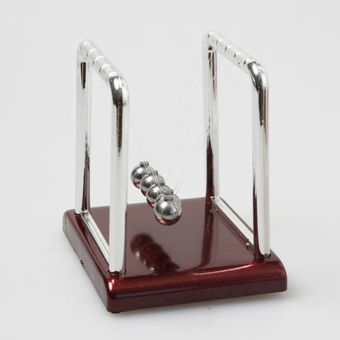 Newton's Cradle Steel Balance Balls Desk Physics Science Pendulum Desk Toy - intl