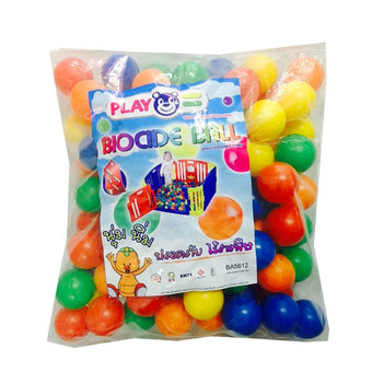 Playgo ลูกบอลนุ่มนิ่ม Non-Toxic ไร้สารพิษ ปลอดภัยต่อเด็ก Biocide balls จาก Playgo ขนาด 58 มม. (100 ลูก)