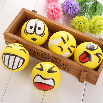 Smiley Ball Smiley Stress Ball Smiley Squeeze Ball ADHD Autism Mood Squeeze