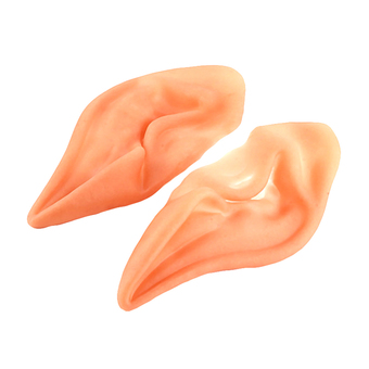 Latex elf ears Pixie Elf cosplay accessories, soft latex Larp Halloween party pointed prosthetic ear tips brand new P12 T1217