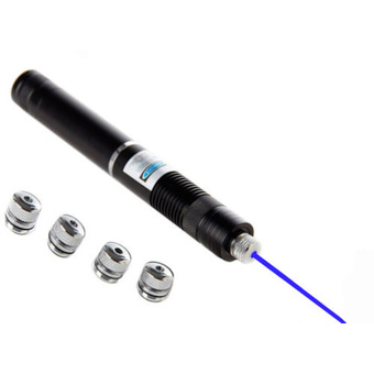 Hitech Blue Laser Torch เลเซอร์กำลังสูง 20,000 mW จุดไฟได้- สีดำ