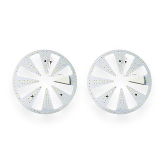 Lighttrio หลอดไฟแอลอีดี (pack 2) LEDเพดานแบบกลมสำหรับเปลี่ยนโคมซาลาเปาเดิม Daylight 24วัตต์