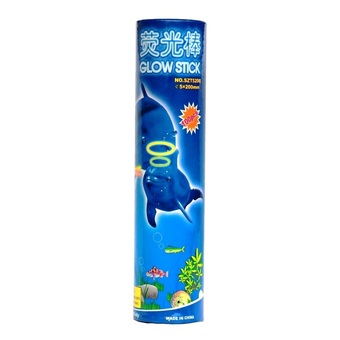 OMG Glow Stick แท่ง/กำไลเรืองแสง ขนาด 20 cm./100 ชิ้น สีฟ้า (แพ็ค 3 กล่อง) ร้านค้าดี ราคาถูกสุด - RanCaDee.com