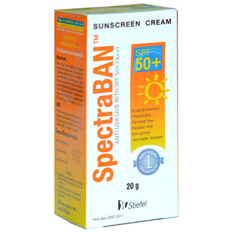 SpectraBan Sunscreen SPF 50 ครีมกันแดดสำหรับผิวหน้า (20 g.)