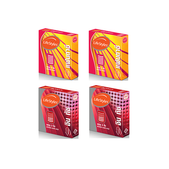 LifeStyles Fantasy Condom & LifeStyles in Touch Condom Size 52