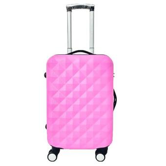 TravelGear24 กระเป๋าเดินทางขนาด 24" Luggage 24" Diamond (Pink/สีชมพู)"