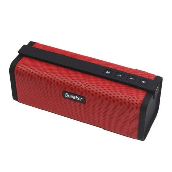 Bluetooth Speaker SOMHO Wireless Speaker Mini Bluetooth S311 ลำโพงบลูทูธพกพา (สีแดง)