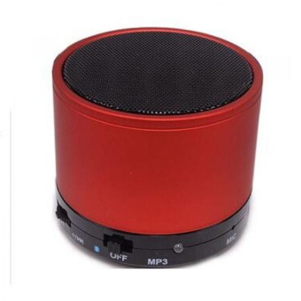 MONGKOL Mini Bluetooth Speaker ลำโพงบลูทูธ รุ่น S10U - สีแดง
