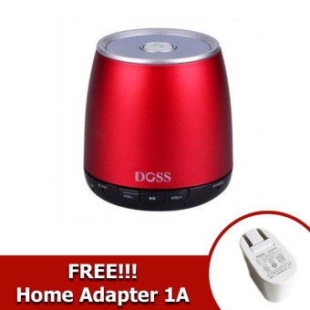 Doss ลำโพงบลูทูธ Portable Bluetooth Speaker รุ่น DS-1162 - Red (ฟรี Haier Home Changer 1A)(1 Speaker)