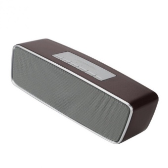 UOK Wireless Speaker Bass Bluetooth ลำโพงบลูทูธ ลำโพงเเม่เหล็ก2ตัว เบส1 เสียงระดับ Super HDไร้สาย รุ่นBS-2025 สีน้ำตาล