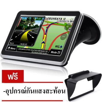 I-SMART GPS นำทางระบบ ภาษาไทย Modern Map Thai navigation รุ่น WP50T (black)ฟรี อุปกรณ์กันแสงสะท้อน 5 นิ้ว