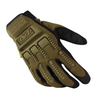 Mechanix Men Gloves Wear M-Pact Military Tactical Army Motocycle Bicycle Shooting Gloves Brown