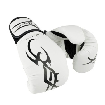 Jookkajoom นวมชกมวย รุ่น FKT180 สำหรับมือใหม่ และขึ้นชก (สีขาว)(6 ออนซ์)(White)(White)(White)