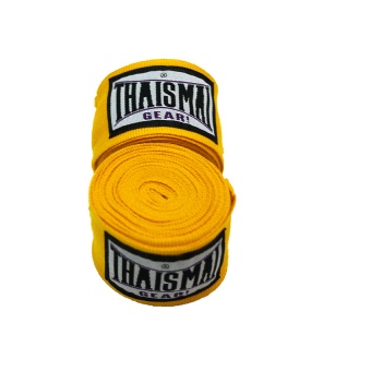 THAISMAI ผ้าพันมือซ้อมมวย Hand Wraps HW-7003 4.5 M.Long (Yellow)