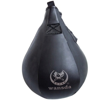 Linemart Boxing Speed Bag Boxing Fitness Speedbag Speedball (Black)