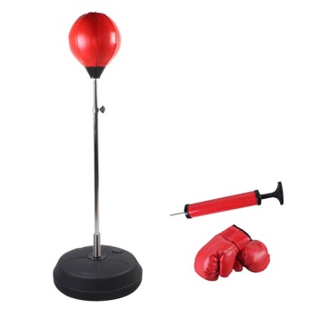 KAKUKI เป้าชก Punch Play Boxing Set อุปกรณ์ชกมวย (สีแดง)