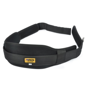 Weight Lifting Belt Gym Fitness Wide Back Support Training Train Sport S Black