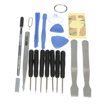 Audew 18in1 Opening Repair Tools Sucker Pry Screwdriver Set Kits For Cell Phone iPhone