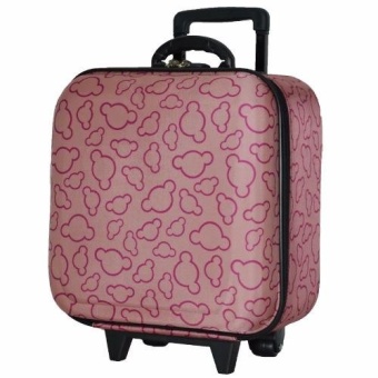 Wheal กระเป๋าเดินทางหน้านูน กระเป๋าล้อลาก 16x16 นิ้ว Code F33516 Micky Mouse (Pink)