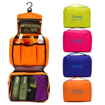 TravelGear24 กระเป๋าจัดระเบียบอุปกรณ์อาบน้ำและเครื่องสำอาง Travel Toiletry Bag (Pink/ชมพู) ร้านค้าดี ราคาถูกสุด - RanCaDee.com