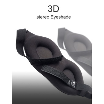 Roybens 3D Stereo Adjustable Head Strap Sleep Eye Mask with Ear Plugs