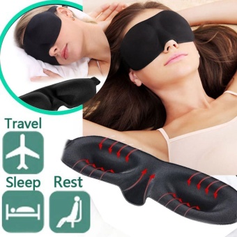 3D Eye Mask Travel Sleeping Soft Cover Shade Blindfold Sponge Blinder Eye Patch