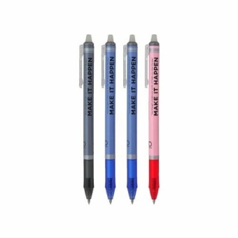UD PENS ปากกา Erasable Slim EGLN-305 ปากกาลบได้ เจล 0.5 (สีดำ 1 ด้าม/น้ำเงิน 2 ด้าม/แดง 1 ด้าม)(Multicolor)