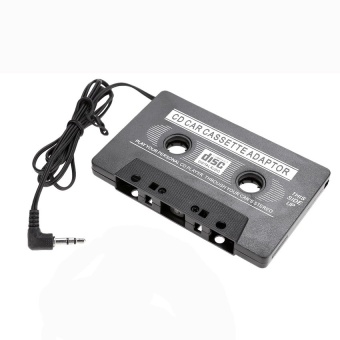 3.5mm CD Player Car Stereo Cassette Tape Adapter เทปรถยนต์ (Black)