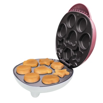 Karabada เครื่องทำโดนัท Donut Maker อบขนม BEAR รุ่น DGJ-C6111ไฟ 600 W (สีชมพู)