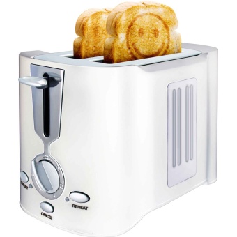 SUMMER Smiley Toaster เครื่องปิ้งขนมปังอมยิ้ม - สีขาว