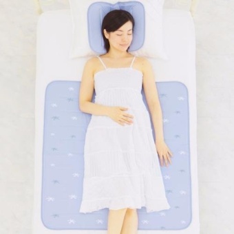 Hirakawa แผ่นรองนอนเย็น Cool Gel Mat 90x140 - สีฟ้า เฉพาะเเผ่นรองนอนไม่รวมหมอน