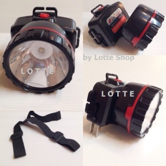 Lotte ไฟคาดศีรษะ ปรับขึ้น/ลง ได้ น้ำหนักเบา ไม่หนักหัว 1.5W LED High Bright ชาร์จบ้านได้ (YD-3319)