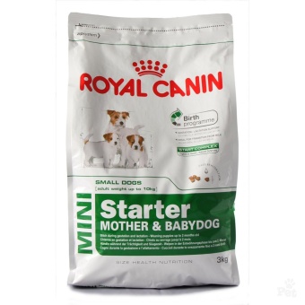 Royal Canin Mini Starter อาหารสำหรับแม่สุนัขตั้งท้อง และลูกสุนัขพันธุ์เล็ก 3 สัปดาห์ - 3 เดือน (ขนาด 3 kg.)