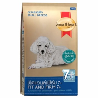 Smartheart Fit&Firm 7+ สุนัขพันธุ์เล็ก สูงอายุ 7 ปีขึ้นไป ขนาด 3กก