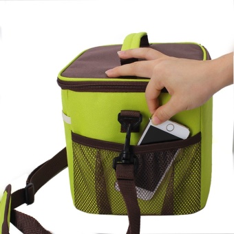 Splice Cube Doliform Waterproof Insulated Cooler Lunch Tote Bags 9L（Yellowgreen） ร้านค้าดี ราคาถูกสุด - RanCaDee.com