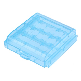 10X Plastic Case Holder Storage Box Cover for 14500 AA AAA Charger Blue ร้านค้าดี ราคาถูกสุด - RanCaDee.com